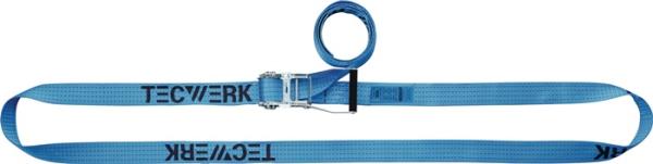 TECWERK 1-tlg. Zurrgurt L.4m B.25mm mit Ratsche LC U 800 daN